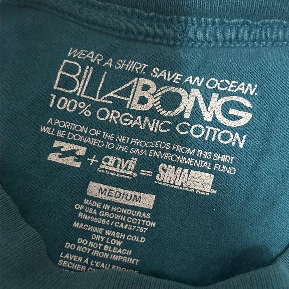 Vintage Billabong Logo Surfer Tee Shirt - Picture 3 of 5